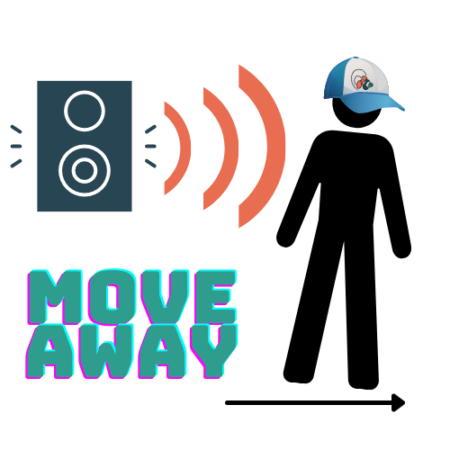 Away from loud noises